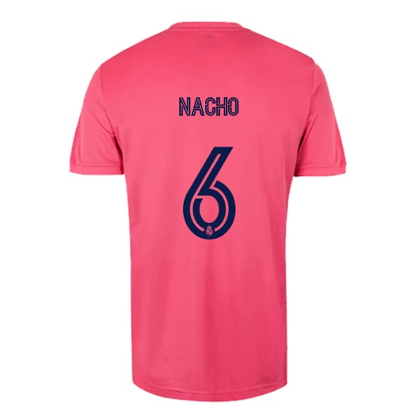 Maillot Football Real Madrid Exterieur NO.6 Nacho 2020-21 Rose